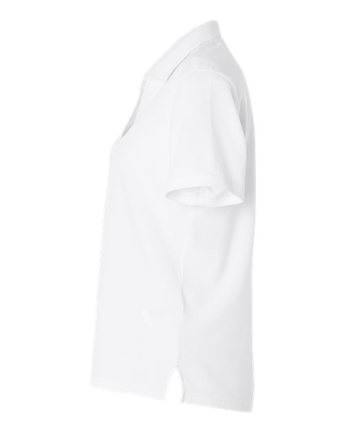 CORE365 CE106W - Women's Resolve CVC Performance Pique Polo - White