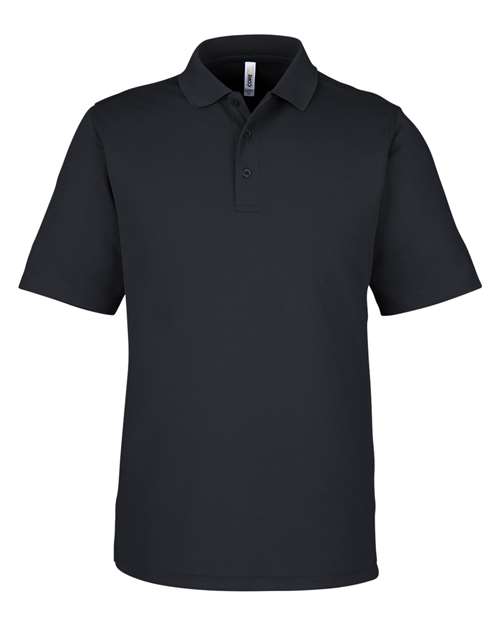 CORE365 CE104 - Men's Market Snag Protect Mesh Polo - Black