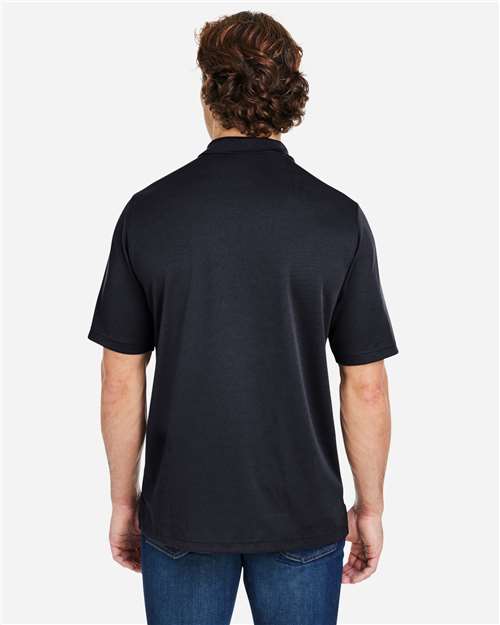 CORE365 CE104 - Men's Market Snag Protect Mesh Polo - Black