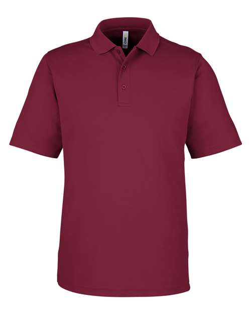 CORE365 CE104 - Men's Market Snag Protect Mesh Polo - Burgundy