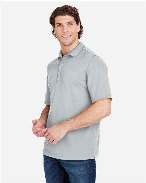 CORE365 CE104 - Men's Market Snag Protect Mesh Polo - Platinum