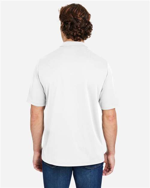 CORE365 CE104 - Men's Market Snag Protect Mesh Polo - White