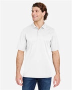 CORE365 CE104 - Men's Market Snag Protect Mesh Polo - White