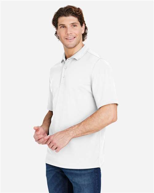 CORE365 CE104 - Men's Market Snag Protect Mesh Polo - White