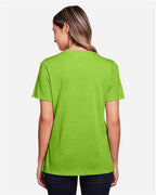 CORE365 CE111W - Women's Fusion ChromaSoftTM Performance T-Shirt - Acid Green