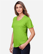 CORE365 CE111W - Women's Fusion ChromaSoftTM Performance T-Shirt - Acid Green