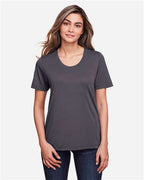 CORE365 CE111W - Women's Fusion ChromaSoftTM Performance T-Shirt - Carbon