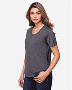 CORE365 CE111W - Women's Fusion ChromaSoftTM Performance T-Shirt - Carbon