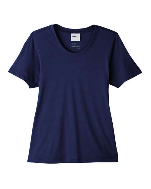 CORE365 CE111W - Women's Fusion ChromaSoftTM Performance T-Shirt - Classic Navy