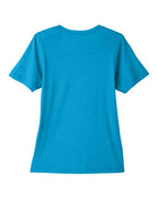 CORE365 CE111W - Women's Fusion ChromaSoftTM Performance T-Shirt - Electric Blue