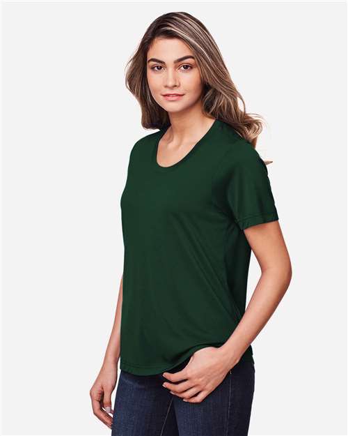 CORE365 CE111W - Women's Fusion ChromaSoftTM Performance T-Shirt - Forest