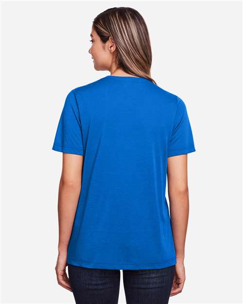 CORE365 CE111W - Women's Fusion ChromaSoftTM Performance T-Shirt - True Royal