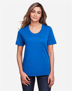 CORE365 CE111W - Women's Fusion ChromaSoftTM Performance T-Shirt - True Royal