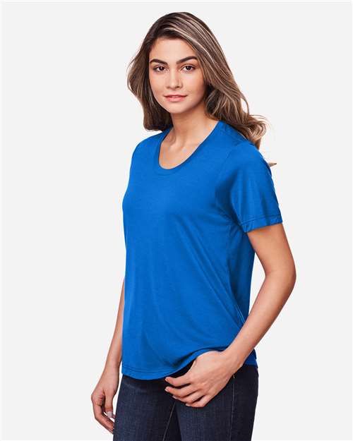CORE365 CE111W - Women's Fusion ChromaSoftTM Performance T-Shirt - True Royal