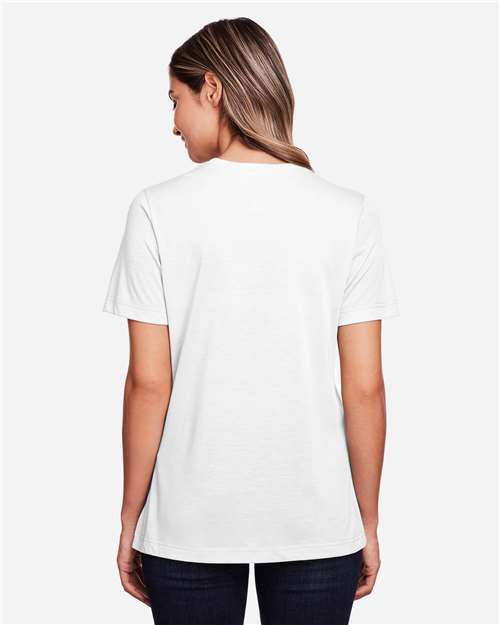 CORE365 CE111W - Women's Fusion ChromaSoftTM Performance T-Shirt - White