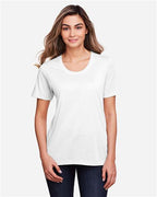 CORE365 CE111W - Women's Fusion ChromaSoftTM Performance T-Shirt - White