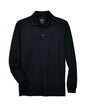 CORE365 88192 - Men's Pinnacle Performance Long Sleeve Pique Polo - Black