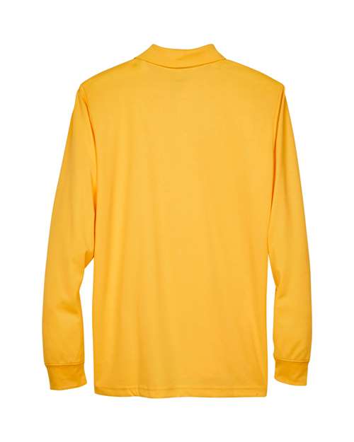 CORE365 88192 - Men's Pinnacle Performance Long Sleeve Pique Polo - Campus Gold