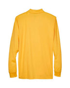 CORE365 88192 - Men's Pinnacle Performance Long Sleeve Pique Polo - Campus Gold