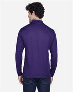 CORE365 88192 - Men's Pinnacle Performance Long Sleeve Pique Polo - Campus Purple