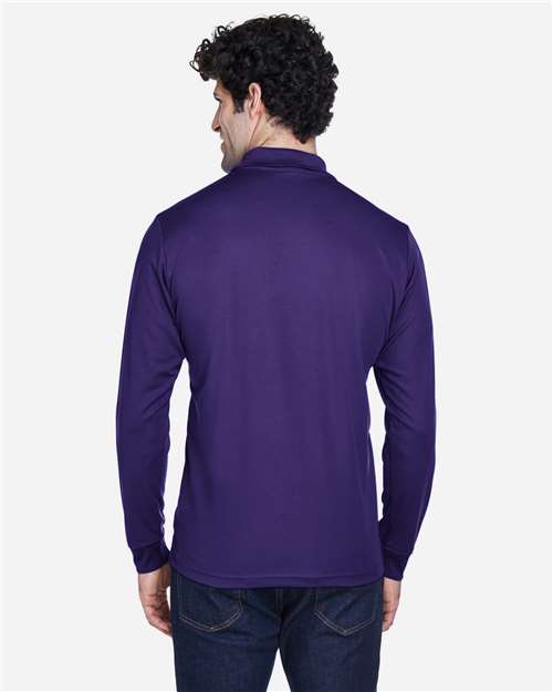 CORE365 88192 - Men's Pinnacle Performance Long Sleeve Pique Polo - Campus Purple