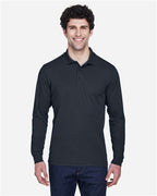 CORE365 88192 - Men's Pinnacle Performance Long Sleeve Pique Polo - Carbon