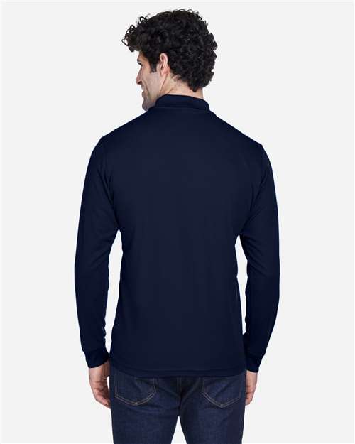 CORE365 88192 - Men's Pinnacle Performance Long Sleeve Pique Polo - Classic Navy