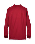 CORE365 88192 - Men's Pinnacle Performance Long Sleeve Pique Polo - Classic Red