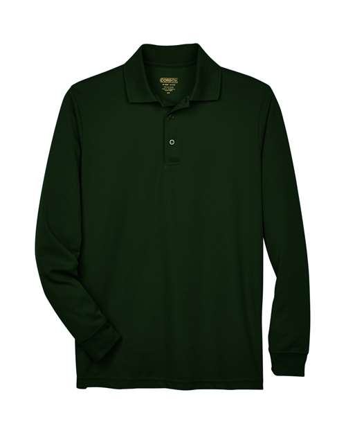 CORE365 88192 - Men's Pinnacle Performance Long Sleeve Pique Polo - Forest