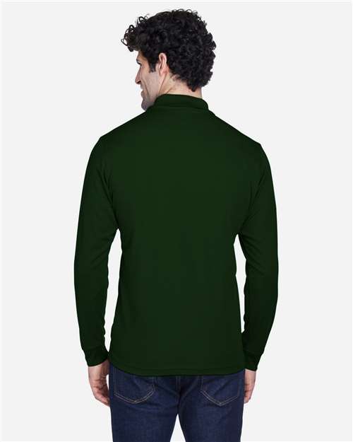 CORE365 88192 - Men's Pinnacle Performance Long Sleeve Pique Polo - Forest