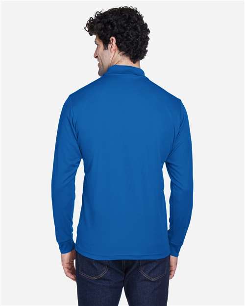 CORE365 88192 - Men's Pinnacle Performance Long Sleeve Pique Polo - True Royal