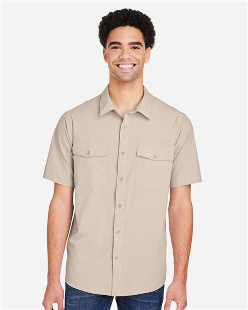 CORE365 CE510 - Men's Ultra UVP Marina Shirt - Stone