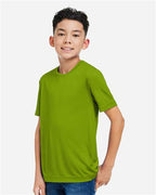 CORE365 CE10Y - Youth Capital Performance T-Shirt - Acid Green
