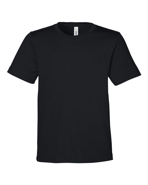 CORE365 CE10Y - Youth Capital Performance T-Shirt - Black