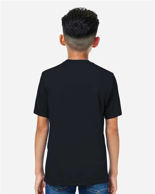 CORE365 CE10Y - Youth Capital Performance T-Shirt - Black