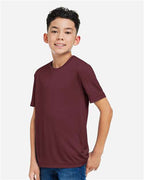 CORE365 CE10Y - Youth Capital Performance T-Shirt - Burgundy