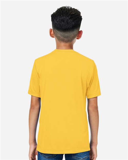CORE365 CE10Y - Youth Capital Performance T-Shirt - Campus Gold