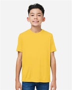 CORE365 CE10Y - Youth Capital Performance T-Shirt - Campus Gold