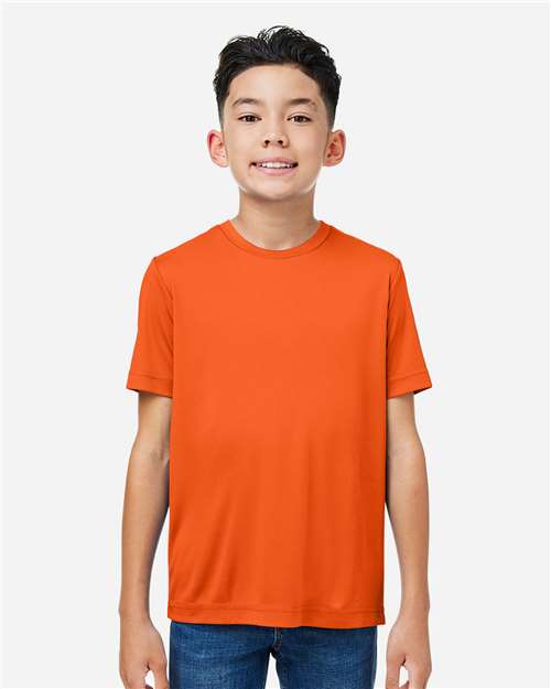CORE365 CE10Y - Youth Capital Performance T-Shirt - Campus Orange