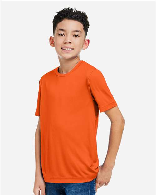 CORE365 CE10Y - Youth Capital Performance T-Shirt - Campus Orange