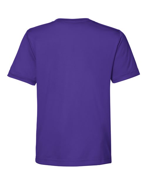 CORE365 CE10Y - Youth Capital Performance T-Shirt - Campus Purple