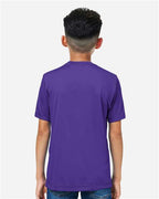 CORE365 CE10Y - Youth Capital Performance T-Shirt - Campus Purple