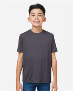 CORE365 CE10Y - Youth Capital Performance T-Shirt - Carbon