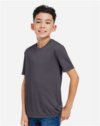 CORE365 CE10Y - Youth Capital Performance T-Shirt - Carbon