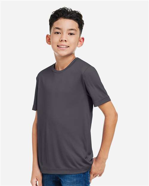 CORE365 CE10Y - Youth Capital Performance T-Shirt - Carbon