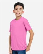 CORE365 CE10Y - Youth Capital Performance T-Shirt - Charity Pink