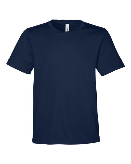 CORE365 CE10Y - Youth Capital Performance T-Shirt - Classic Navy