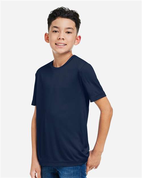 CORE365 CE10Y - Youth Capital Performance T-Shirt - Classic Navy