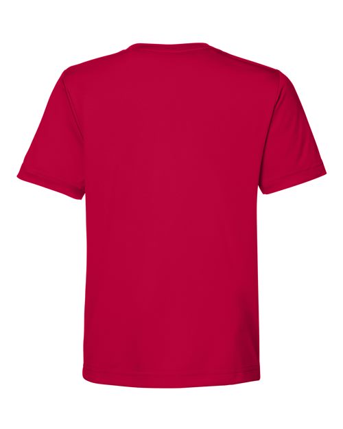 CORE365 CE10Y - Youth Capital Performance T-Shirt - Classic Red