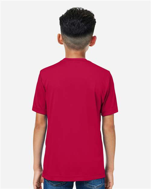 CORE365 CE10Y - Youth Capital Performance T-Shirt - Classic Red